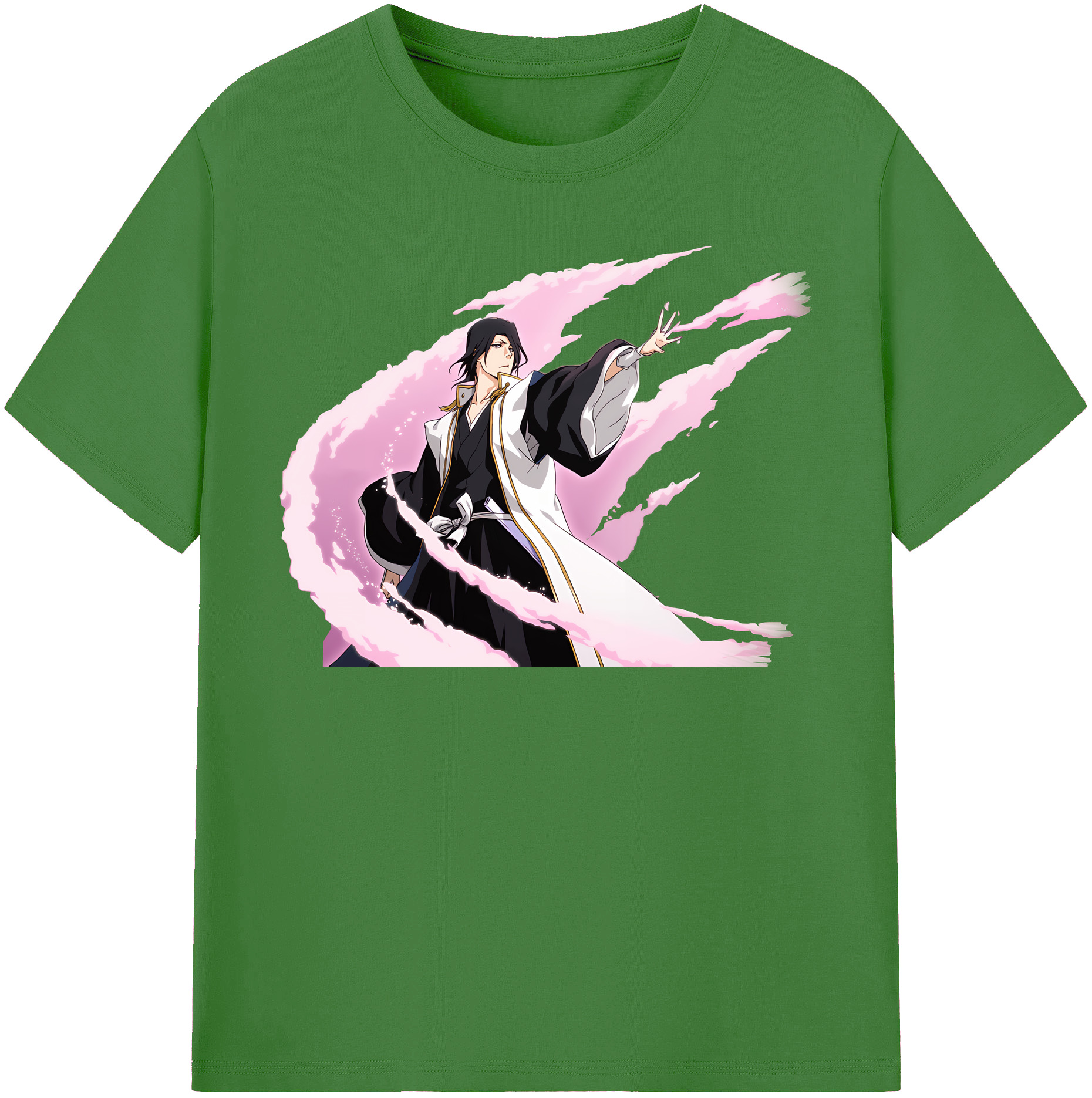 （画像用） ブリーチ くちき びゃくや BLEACH Kuchiki Byakuya レディースカジュアルプリントTシャツ（綿100％）